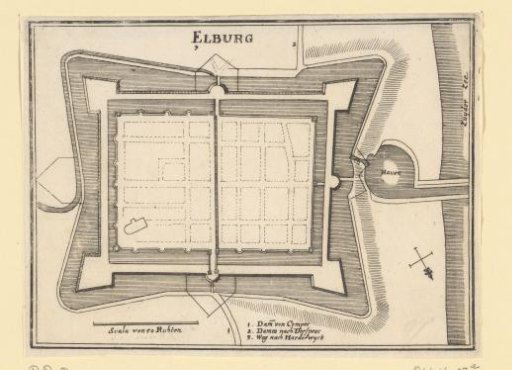 Fortress plan of Elburg