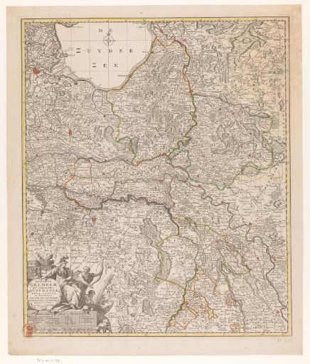 Map of Gelderland