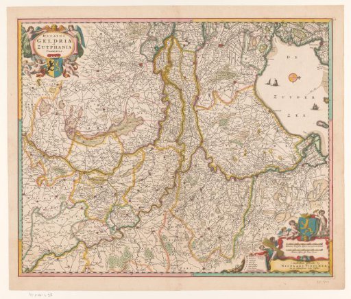 Map of Gelderland
