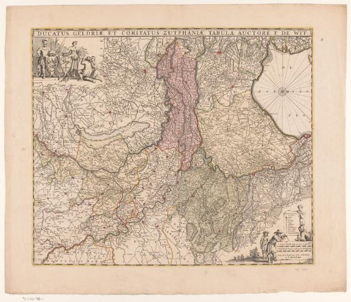 Map of Gelderland