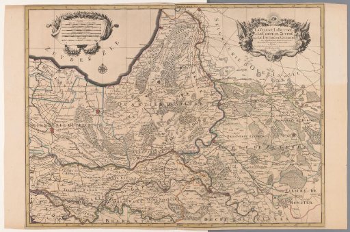Map of the Veluwe and the Betuwe