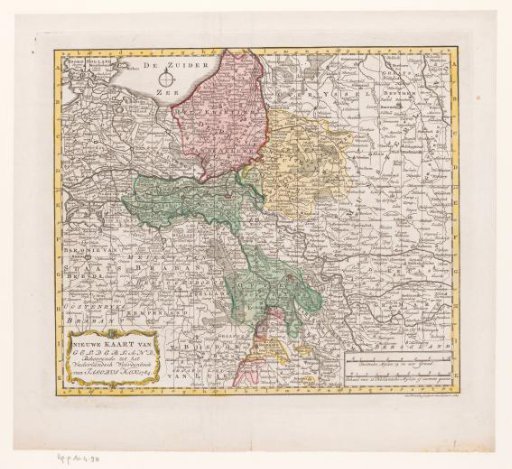 Map of Gelderland