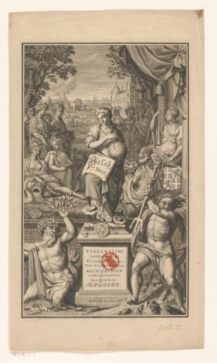 Title Print for Portfolio 5 of the Atlas Ottens (Utrecht)