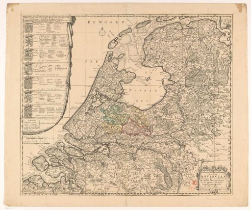 Map of the Republic of the Seven United Netherlands