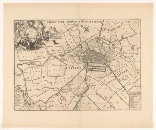 Map of the City Freedom of Utrecht