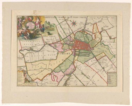 Map of the City Freedom of Utrecht
