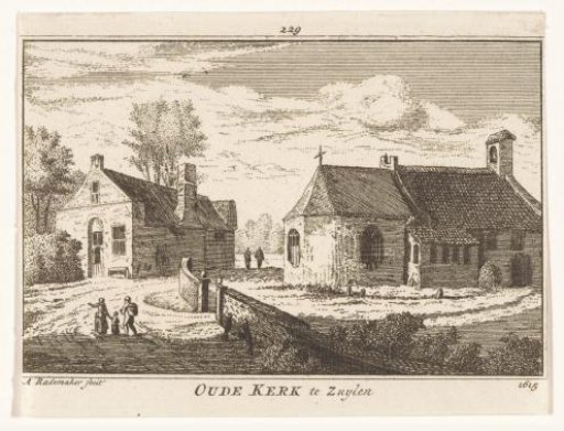 View of the old chapel at Zuilen, 1615