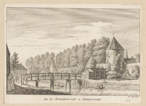 View of the Sint Andriespoort in Amersfoort