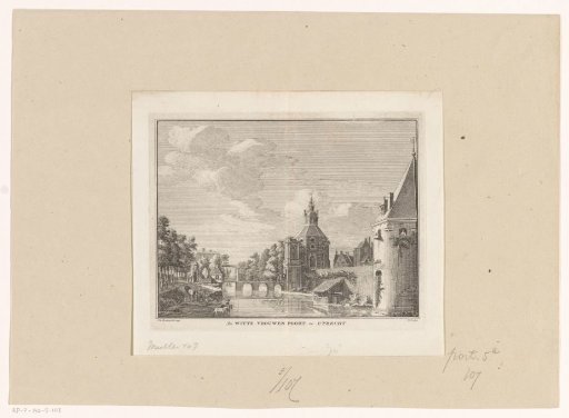 View of the Wittevrouwenpoort in Utrecht