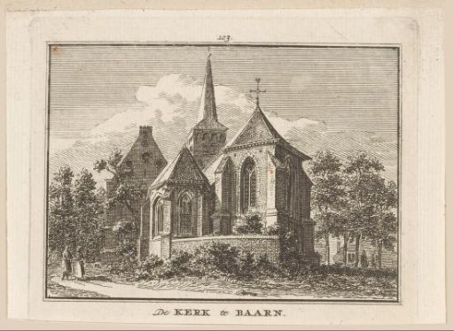 View of a church in Baarn