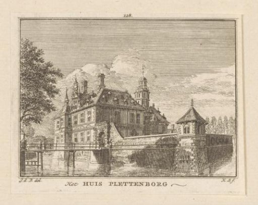 View of Plettenburg Castle at Jutphaas (Nieuwegein)