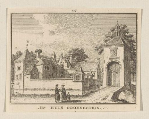 View of Castle Groenestein at Langbroek