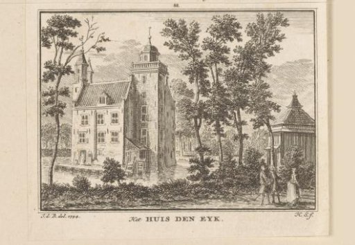 View of Kasteel Den Eyk at Haarzuilens