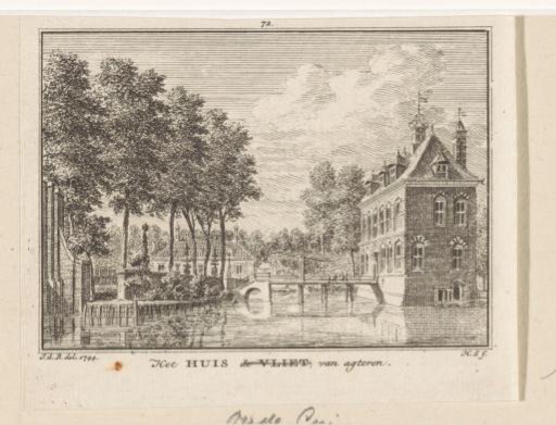 View of Kasteel Oudegein at Nieuwegein