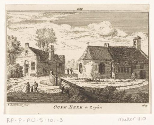 View of Castle Levendaal at Rhenen