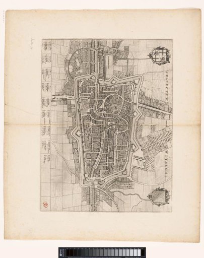 Map of the city of Utrecht