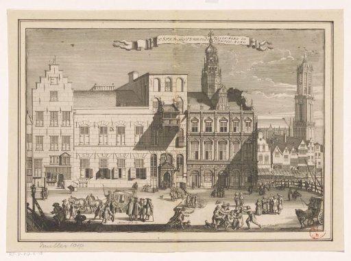 View of the Old Town Hall of Utrecht