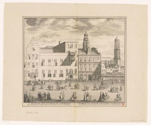 Town Hall of Utrecht where the peace congress was held, 1712