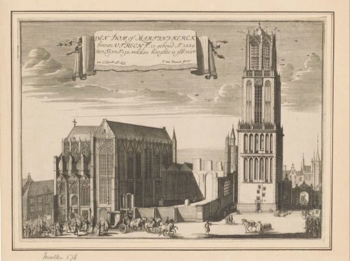 View of the Dom in Utrecht