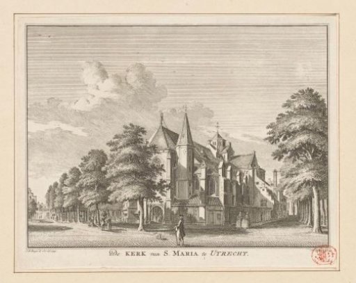 View of the Catharijnekerk in Utrecht