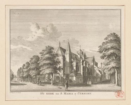View of the Mariakerk in Utrecht
