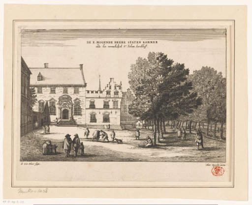 View of the States Chamber and the Ridderschapshuis in Utrecht