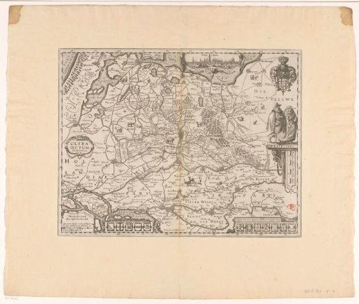 Map of the province of Utrecht