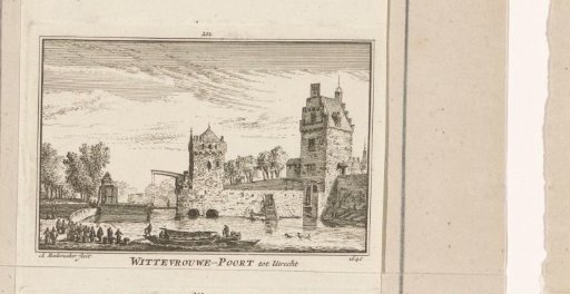 View of the Wittevrouwenpoort in Utrecht