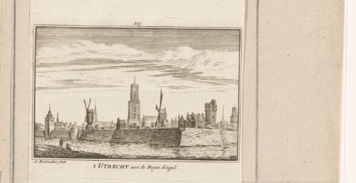 View of Utrecht from the Buitensingel
