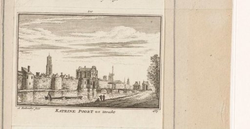 View of the Catharijnepoort in Utrecht, 1669