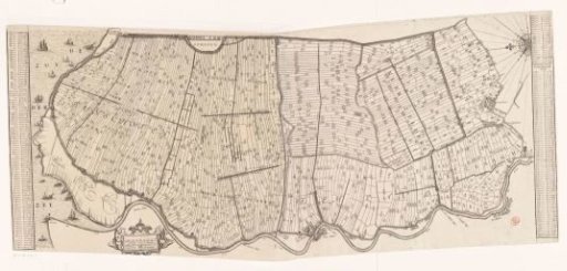 Polder map of Eemland (lower part)
