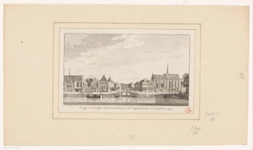 View of the Saint Peter's Hospital and the Saint Agatha Convent in Amersfoort, 1759