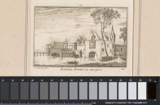 View of the Koppelpoort in Amersfoort, 1640