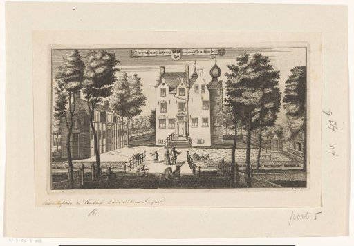 View of Groenewoude Castle in Woudenberg