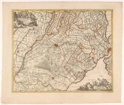 Map of the province of Utrecht