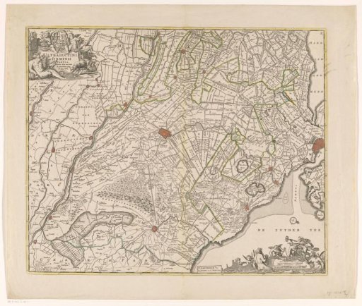 Map of the province of Utrecht
