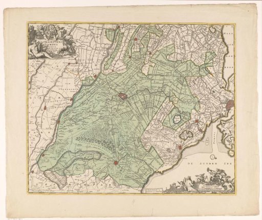 Map of the province of Utrecht