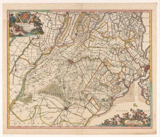 Map of the province of Utrecht