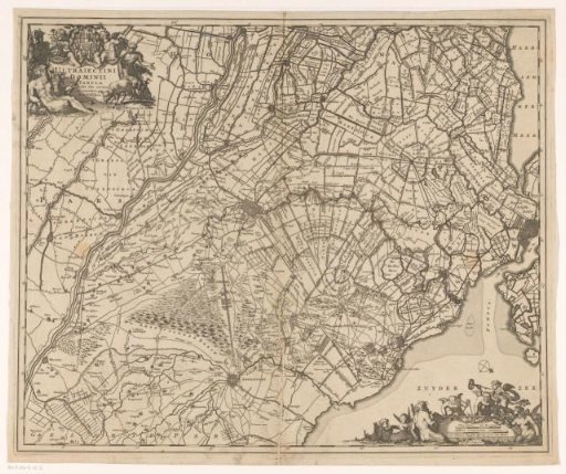 Map of the province of Utrecht
