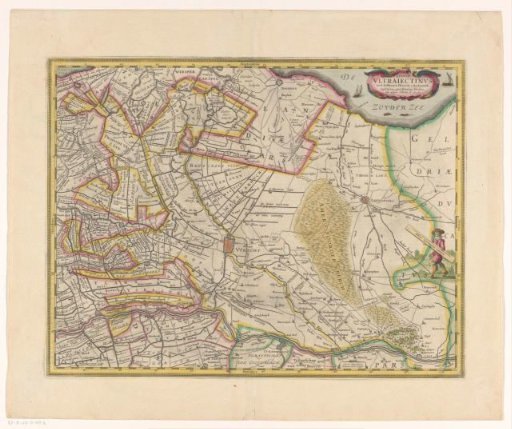 Map of the province of Utrecht