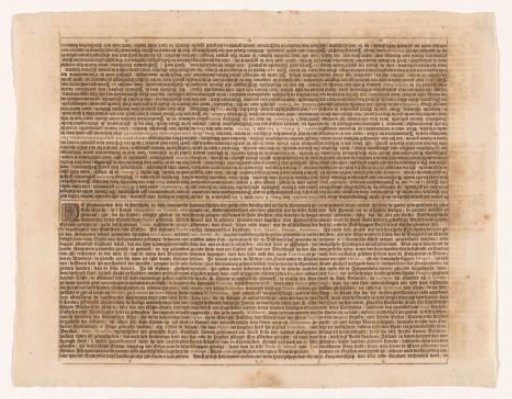 Text accompanying city view of Utrecht (first sheet)