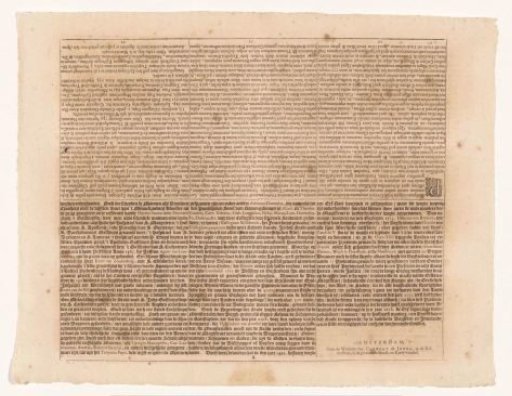 Text accompanying city view of Utrecht (second sheet)