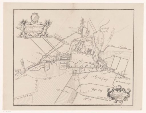 Plan of the city of Utrecht and fortifications