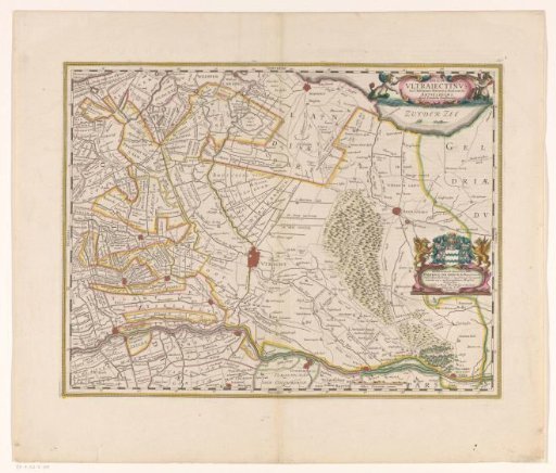 Map of the province of Utrecht