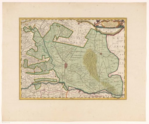 Map of the province of Utrecht