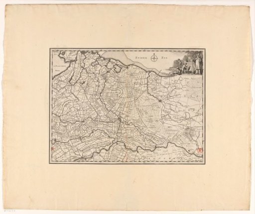 Map of the province of Utrecht