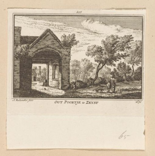 View of an Old Gate in Zeist, 1630