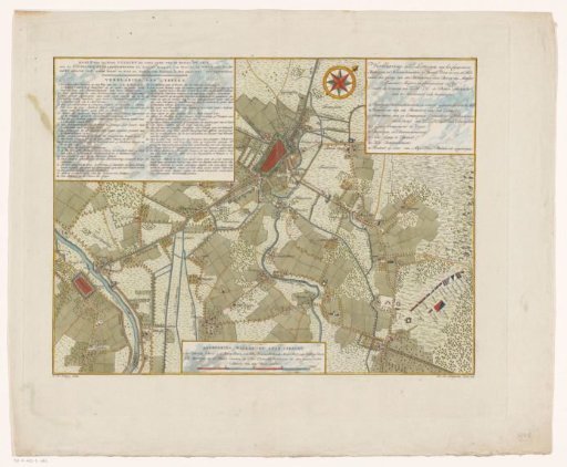 Map of the defense of the city of Utrecht, 1787