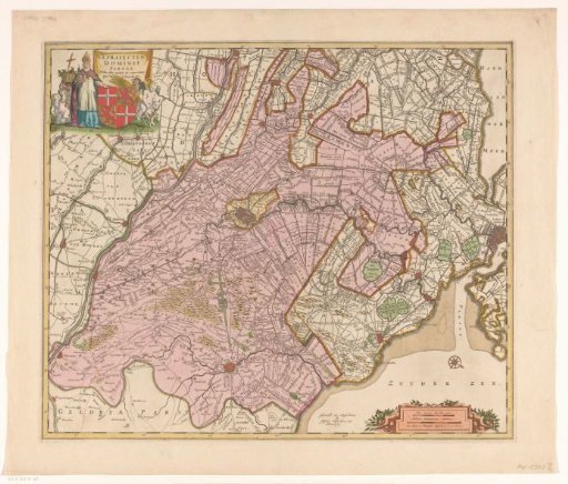 Map of the province of Utrecht