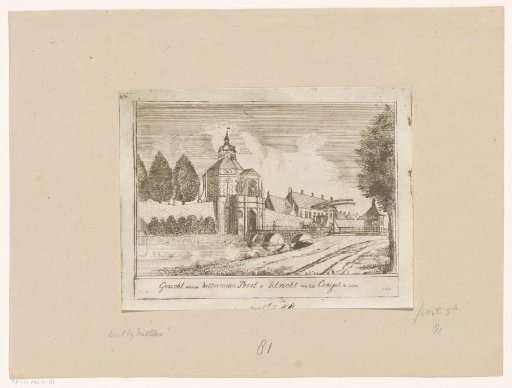 View of the Wittevrouwenpoort in Utrecht